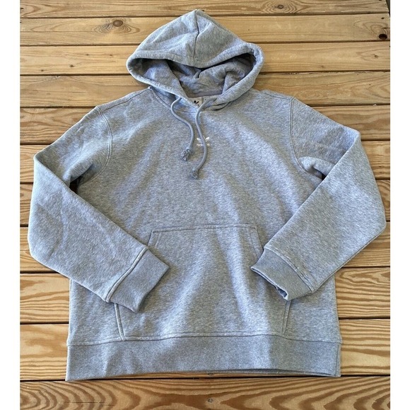 Adidas Hoodie Sweatshirt Size Small Men’s Gray Pullover - Picture 1 of 8